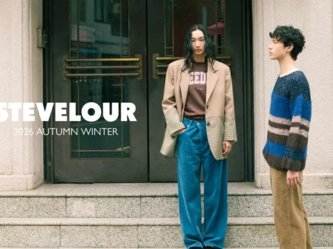 ナノ・ユニバースの新ブランド「STEVELOUR」が2026年秋冬シーズンビジュアルを公開！知的な色気とモードカジュアルが融合した、エフォートレスなスタイルに注目