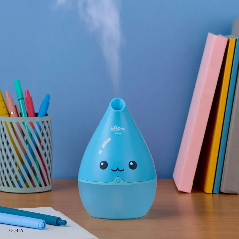 “ぷるんっとかわいい”「しずくちゃん」が卓上加湿器に!デスクや寝室に癒しと潤いを