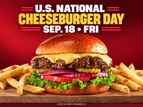 チーズ好き！TGI フライデーズが「ナショナル・チーズバーガー・デー」に人気バーガーのチーズを2倍に