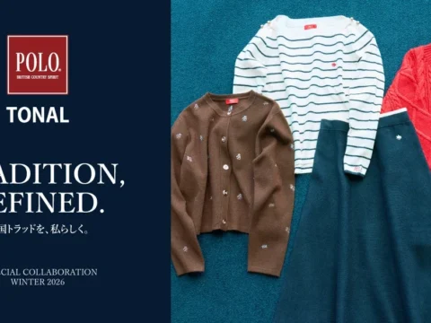 TONAL × POLO BCS 第6弾コラボコレクションが予約開始！秋冬を彩る上品トラッドスタイル全5アイテム