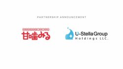 甘噛みるとユーステラグループホールディングス合同会社がパートナーシップを締結