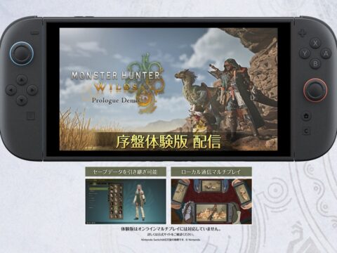 Nintendo Switch 2 『モンスターハンターワイルズ 序盤体験版』を本日10月20日（火）より配信開始。ローカル通信で最大4人のマルチプレイが楽しめ、製品版へセーブデータを引き継ぎ可能！