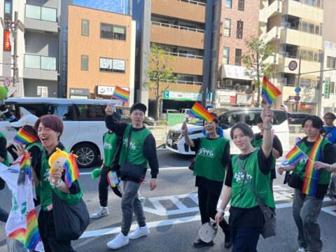 ダイナム、関西・九州のプライドパレードに参加