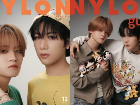 『MUS（エムユーエス）』 のアイテムを纏ったダンス＆ボーカルグループMAZZELのKAIRYU & HAYATOが『NYLON JAPAN 12月号特別版』のW表紙を飾ります。