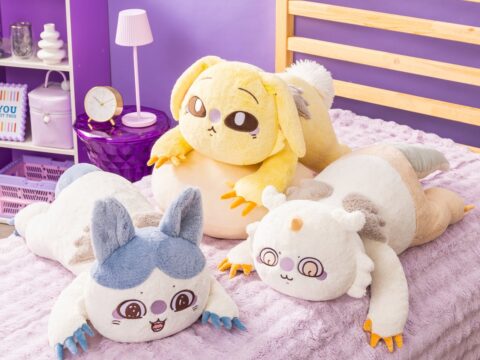 【受注予約】『まじかるちいかわ』より強くなったハチワレ・強くなったうさぎ・あのこの巨大な「ふんわりもっちり ごろりん抱きぬいぐるみ（全3種）」が公式WEB SHOP「ちいかわマーケット」で受注予約開始