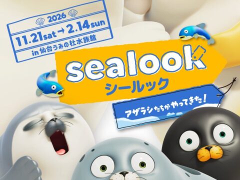 「SEALOOK」日本初！水族館とのコラボが決定！