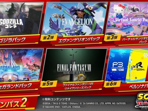 『ソニックレーシング クロスワールド』シーズン2 新情報発表！新コラボDLC「バーチャルサンリオピューロランド」「ファイナルファンタジーVII リメイクシリーズ」などが新たに参戦決定！