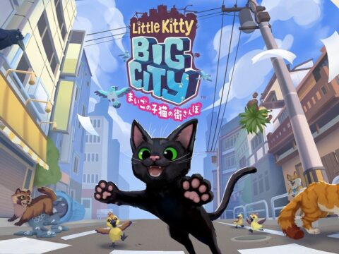 新宿巨大ビジョンに『リトルキティ・ビッグシティ』の猫が登場！Nintendo Switch(TM)（有機ELモデル）ホワイトとゲームソフト、ぬいぐるみが当たるプレゼントキャンペーンを実施