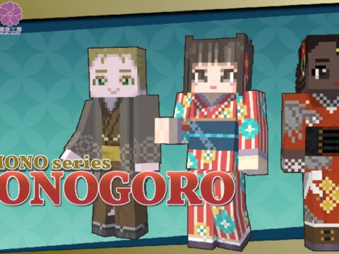 Minecraftで和の美を表現したスキン『きものシリーズ“此の頃”』マーケットプレイスにて販売開始