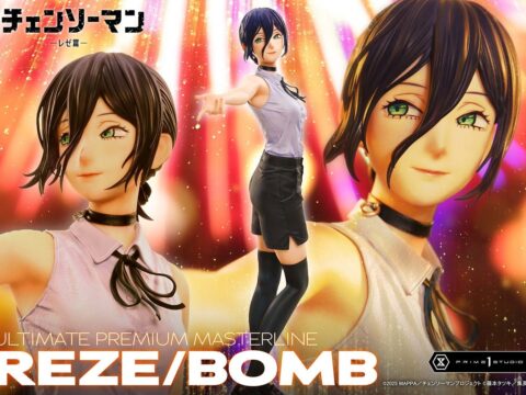 劇場版『チェンソーマン レゼ篇』から、「レゼ／ボム」が1/4スケールスタチューに