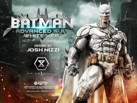 Josh Nizzi氏の「バットマン“アドバンスドスーツ”」が、ホワイトVer.で登場