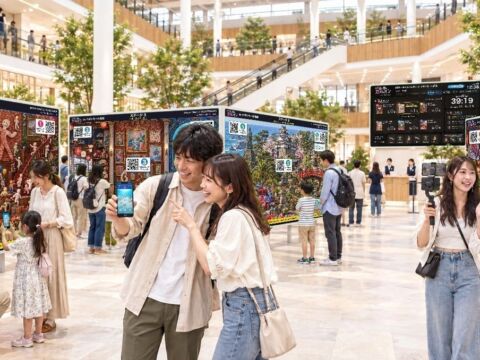 人気ゲーム『めっちゃカメレオン』公式のARかくれんぼがイオンモール高知に登場　10月24日・25日に緊急開催、商業施設では全国初