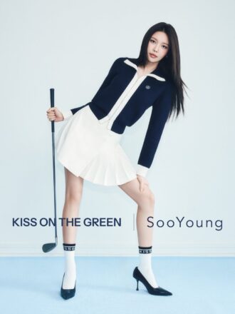 【KISS ON THE GREEN】スヨンとの新作コラボゴルフウェア第2弾を、10/21より販売開始